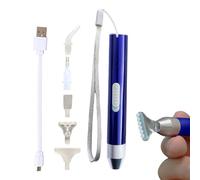 Biniveil Rhinestone Painting Drill Pen,Rhinestone Paint Pen with LED Light - Craft Project Tool for Mobile Phone Nail Decoration, Handmade Making Accessories