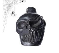 Biniveil Skeleton Whistle Toys | Halloween Scary Skull Noise Maker Props | Resin Collectible Skull Props Screaming for Family Gathering Activity Cosplay Event Daily Celebration Holiday Classroom