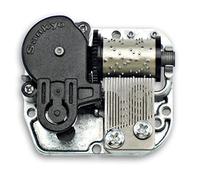 BinkeGG Play (Greensleeves) Music Box Spare Part Grey Color Wind Up Sankyo Musical Movement for DIY Music Boxes (65 Tunes Option)