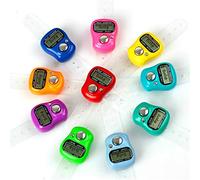 Binky Finger Counter, 10pcs Resettable Mini LCD Electronic 5 Digit Display Hand Tally Counter Counting Golf Manual Number Scorer Mechanical Palm Clicker