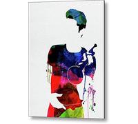 BinLtd Chet Baker Watercolor Vintage Retro Rustic Metal Tin Sign Pub Wall Deor Art 12x16 Inches