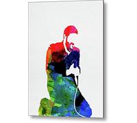 BinLtd Marvin Gaye Watercolor Vintage Retro Rustic Metal Tin Sign Pub Wall Deor Art 8X12 Inches