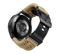 BINLUN Braided Paracord Watch Strap 18mm 20mm 22mm Quick Release Military Nylon Smart Watch Bands Replacement Compatible with Samsung Galaxy/Compatible with Garmin/Fit for Amazfit for Men Women