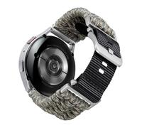 BINLUN Braided Paracord Watch Strap 18mm 20mm 22mm Quick Release Military Nylon Smart Watch Bands Replacement Compatible with Samsung Galaxy/Compatible with Garmin/Fit for Amazfit for Men Women