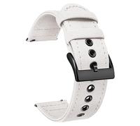 BINLUN Canvas Watch Strap Quick Release Sail Cloth Watch Band 18mm 20mm 22mm 24mm Cotton Fabric Sport Watch Straps Replacement Smartwatch Bands for Men and Women with Silver/Black Buckle