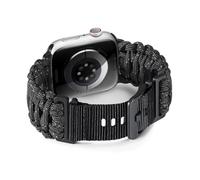 BINLUN Compatible with Apple Watch Strap Braided Paracord 550 42mm 44mm 45mm 46mm 49mm Handmade Cross-Weaving Sport Nylon Replacement Band Fit for iWatch Ultra 10/9/8/7/6/5/4/3/2/1/SE Men Women