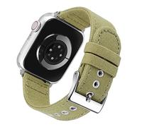 BINLUN Compatible with Apple Watch Strap Canvas 38mm 40mm 41mm 42mm 44mm 45mm 46mm 49mm for Men Women, Fabric Replacement Band Fit for iWatch Series 11 10 9 8 7 6 5 4 3 2 1, SE 3/2/1, Ultra 3/2/1