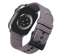 BINLUN Compatible with Apple Watch Strap Canvas 38mm 40mm 41mm 42mm 44mm 45mm 46mm 49mm for Men Women, Fabric Sport Replacement Strap Fit for iWatch Band Ultra/Ultra 2/Series 10 9 8 7 SE 6 5 4 3 2 1