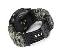 BINLUN Compatible with Garmin Watch Strap 20mm/22mm/26mm 550 Paracord Rugged Military Braided Nylon Watch Band Design for Garmin Fenix/Fit for Forerunner for MARQ for Descent