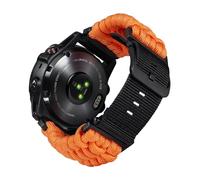 BINLUN Compatible With Garmin Watch Strap 20mm 22mm 26mm, Heavy-Duty Braided 550 Paracord Nylon Sport Replacement Bands Design for Quickfit Fenix/Fit for Forerunner/for Instinct/for Quatix/for MARQ