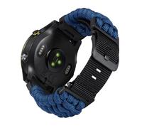 BINLUN Compatible With Garmin Watch Strap 20mm 22mm 26mm, Heavy-Duty Braided 550 Paracord Nylon Sport Replacement Bands Design for Quickfit Fenix/Fit for Forerunner/for Instinct/for Quatix/for MARQ