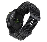 BINLUN Compatible With Garmin Watch Strap 20mm 22mm 26mm, Heavy-Duty Braided 550 Paracord Nylon Sport Replacement Bands Design for Quickfit Fenix/Fit for Forerunner/for Instinct/for Quatix/for MARQ