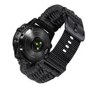 BINLUN Compatible With Garmin Watch Strap 20mm 22mm 26mm, Heavy-Duty Braided 550 Paracord Nylon Sport Replacement Bands Design for Quickfit Fenix/Fit for Forerunner/for Instinct/for Quatix/for MARQ