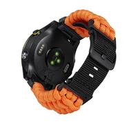 BINLUN Compatible With Garmin Watch Strap 20mm 22mm 26mm, Heavy-Duty Braided 550 Paracord Nylon Sport Replacement Bands Design for Quickfit Fenix/Fit for Forerunner/for Instinct/for Quatix/for MARQ
