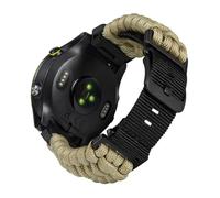 BINLUN Compatible With Garmin Watch Strap 20mm 22mm 26mm, Heavy-Duty Braided 550 Paracord Nylon Sport Replacement Bands Design for Quickfit Fenix/Fit for Forerunner/for Instinct/for Quatix/for MARQ