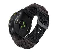 BINLUN Compatible With Garmin Watch Strap 20mm 22mm 26mm, Heavy-Duty Braided 550 Paracord Nylon Sport Replacement Bands Design for Quickfit Fenix/Fit for Forerunner/for Instinct/for Quatix/for MARQ