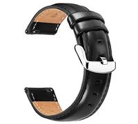 BINLUN Leather Watch Strap Quick Release Leather Bands Replacement for Women and Men 12mm 13mm 14mm 17mm 18mm 19mm 20mm 22mm Classic Smart in Black Brown Red