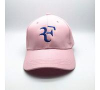BINMLA Baseball Cap 3D Embroidery Unisex Baseball Cap Tennis Star Roger Federer Dad Hat for Men Women Sport Cotton Snapback Caps Tennis Hat F Caps, pink