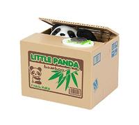 Binnan Cute Money Bank Panda for Kids & Panda Lovers, Non-toxic ABS Plastic, Multicolor, 12 x 10.5 x 9.6 cm