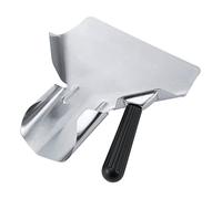 Binnan Stainless Steel Popcorn Scoop, Potato Chip Scoop Food Shovel Chip, French Fries Popcorn Shovel with Plastic Non-slip Handle for Party Dessert Snack