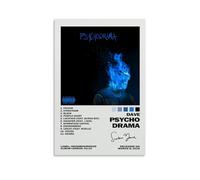 Binnigau Dave Poster Psychodrama Signature Album Poster Decorative Painting Canvas Wall Posters And Art Picture Print Modern Family Bedroom Decor Posters 12x18inch(30x45cm)