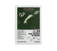 Binnigau The Smiths The Queen Is Dead Signature Print Decorative Canvas Wall Art Modern Family Bedroom Decor 16x24inch(40x60cm)