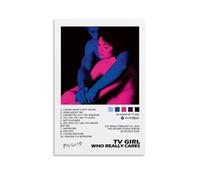 Binnigau Tv Girl Poster Who Really Cares Music Album Music Posters for Room Aesthetic Canvas Wall Art Bedroom Decor20x30inch(50x75cm)