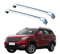 BINNXC 2Pcs Car Roof Rack Cross Bars for DFSK S560 SUV 2018 2019 2020, Aluminium Top Side Rail Bar Roof Rail Rack Crossbars Cross Bar,C-Silvery