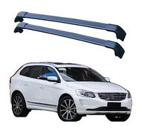 BINNXC 2Pcs Car Roof Rack Cross Bars for Volvo XC60 2008-2025, Aluminium Top Side Rail Bar Roof Rail Rack Crossbars Cross Bar,A-Black