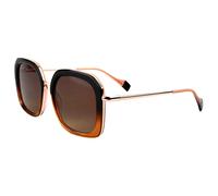 Binocle Eyewear - Diana Shiny Gold Brown Gradient Brown Polarized - Sunglasses