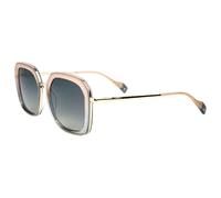 Binocle Eyewear - Diana Shiny Gold Gradient Brown Grey Gradient Grey Polarized - Sunglasses