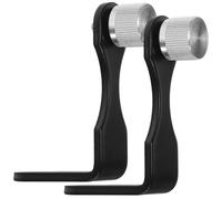 Binocular Adapter Mount 2pcs Iron L Shape Secure Connection | Black Finish, Fits Telescope and Double Telescope Use, Sleek Unique Shape for Stable Setup