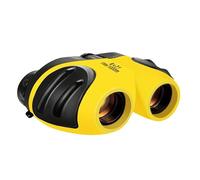 Binocular for Kids,Compact High Resolution Shockproof Binoculars,8x21 foldable mini portable high magnification HD binoculars for kids (Color : Yellow)
