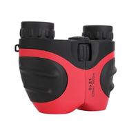 Binocular for Kids,Compact High Resolution Shockproof Binoculars,8x21 foldable mini portable high magnification HD binoculars for kids (Color : Red)