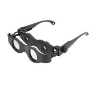 Binocular Glasses for Fishing, 3X Opera Binocular Glasses with Manual Zoom Wheel, HandsFree Lazy Glasses for Bird Watching, Sports, Concerts