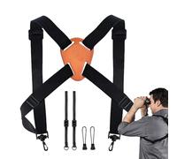 Binocular Harness - Adjustable Chest Strap, Secure Binocular Elements | Cross Shoulder Harness, Universal Harness Strap for Hunting Golf Bird Watching Hiking Hiking Climbing Comfortable Outdoor