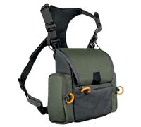 Binocular Harness Breathable Adjustable Hunting Chest Pack with Multi-Pocket Waterproof Hunting Pack for Men and Women, Army Green