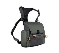 Binocular Harness Chest Pack,Hunting Bino Harness with Rangefinder Pouch & Rain Cover for Hunting Hiking