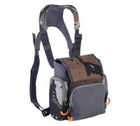 Binocular Harness Chest Pack with Adjustable Large Capacity, Rangefinder Pouch & Rain Cover (Multicolor)