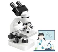 Binocular Lab Microscope with HD Display and USB Output, Ideal for University, Medical School, Research, and Teaching Applications