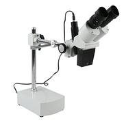 Binocular Stereo Microscope Accessories Kit with 10X/20X and 20X/40X Magnification, 230mm Working Distance and Microscope Slides Included