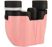 Binoculars 10x22 Binoculars for Kids Portable Compact Binoculars for Adults Night Vision Colorful BAK4 Prism Lens Binoculars Suitable for Bird Watching Outdoor Sports and Concert (Blue) (Pink)