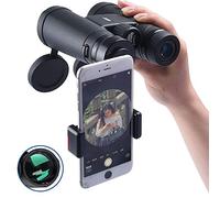 Binoculars 10x42 HD All Purpose Large Diameter Nitrogen-filled Waterproof Telescope Non-Slip Rubber Armor Bak-4 Roof Prisms For Bird Watching Hunting Camping Travel