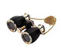 Binoculars 4X30 Binoculars Portable Binoculars Compact for Adults Adults BAK4 Prism FMC Lens Retro Design Metal Frame Binoculars with Chain Elegant Design for Women Girls Gift Concert Theater