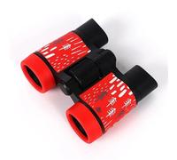 binoculars. 4X30mm Kid Binocular Telescopes Children Educational Folding Telescope Outdoor Bird Watching Optics Telescope for Camping .bird watching binoculars(Red)
