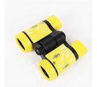 binoculars. 4X30mm Kid Binocular Telescopes Children Educational Folding Telescope Outdoor Bird Watching Optics Telescope for Camping .bird watching binoculars(Yellow)