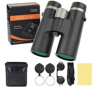 Binoculars,Binoculars 12x42 High Magnification,With Night Vision,Waterproof & Portable,for Birdwatching, Traveling, Stargazing, Hunting, Wider View, Smart Focus (Black)