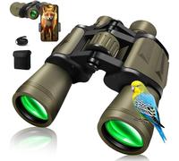 Binoculars for Adults 20x50 Professional Binocular with BAK4 Prism FMC Lens, HD Binoculars Compact High Powered for Bird Watching Travel Hiking Football Games Sightseeing with Carrying Bag (1)