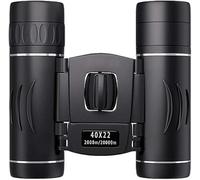 Binoculars for Adults, 40x22 Zoom Binoculars Compact Long Range 2000m, Folding HD Mini Powerful Gifts for Bird Watching Hunting Travel Concerts Sports Camping with Strap Carrying Bag