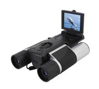Binoculars for Adults, 48MP 2.5K HD 10x25 Digital Binoculars with Camera, 8x Digital Zoom, Rechargeable High Powered Binoculars for Bird Watching Travel Hunting (Silver)